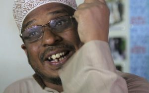 Kenya National Fatwa Council Deputy Director Sheikh Abubakar Bini at a past media briefing.