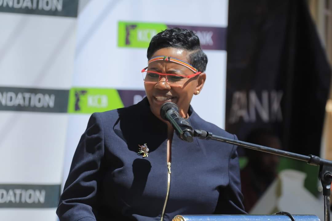 KCB foundation Chief of Party Ms Caroline Njeri.