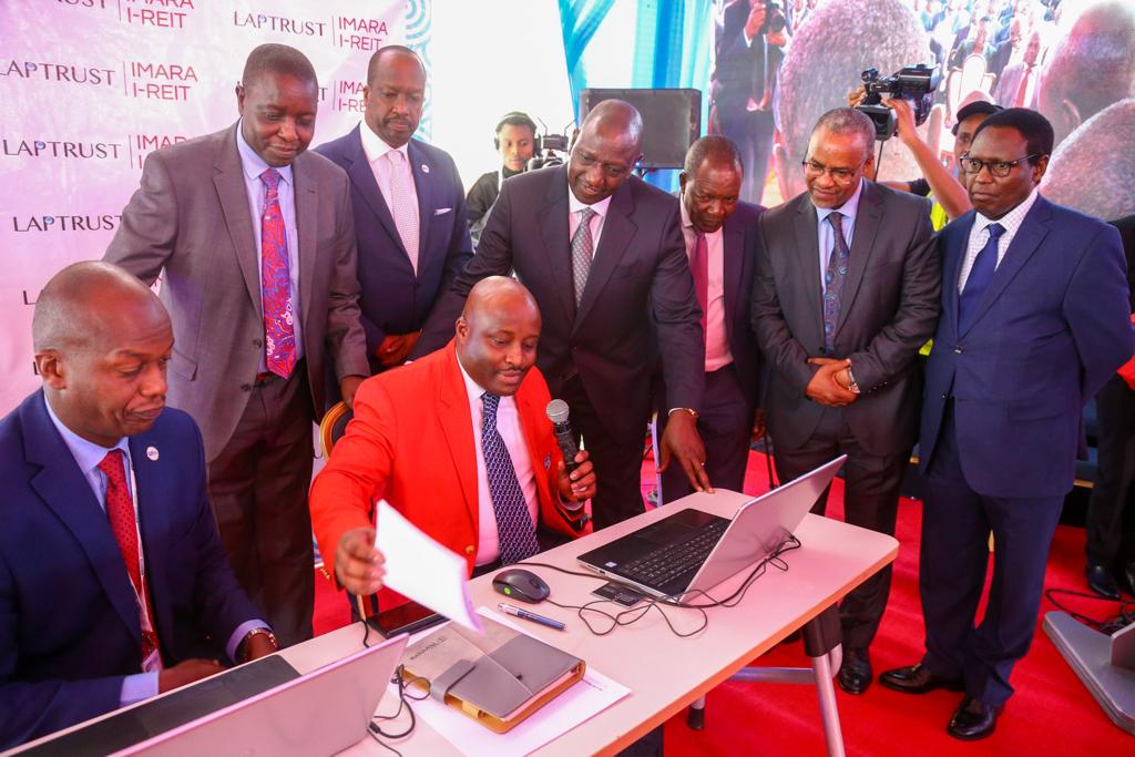 President Ruto at NSE