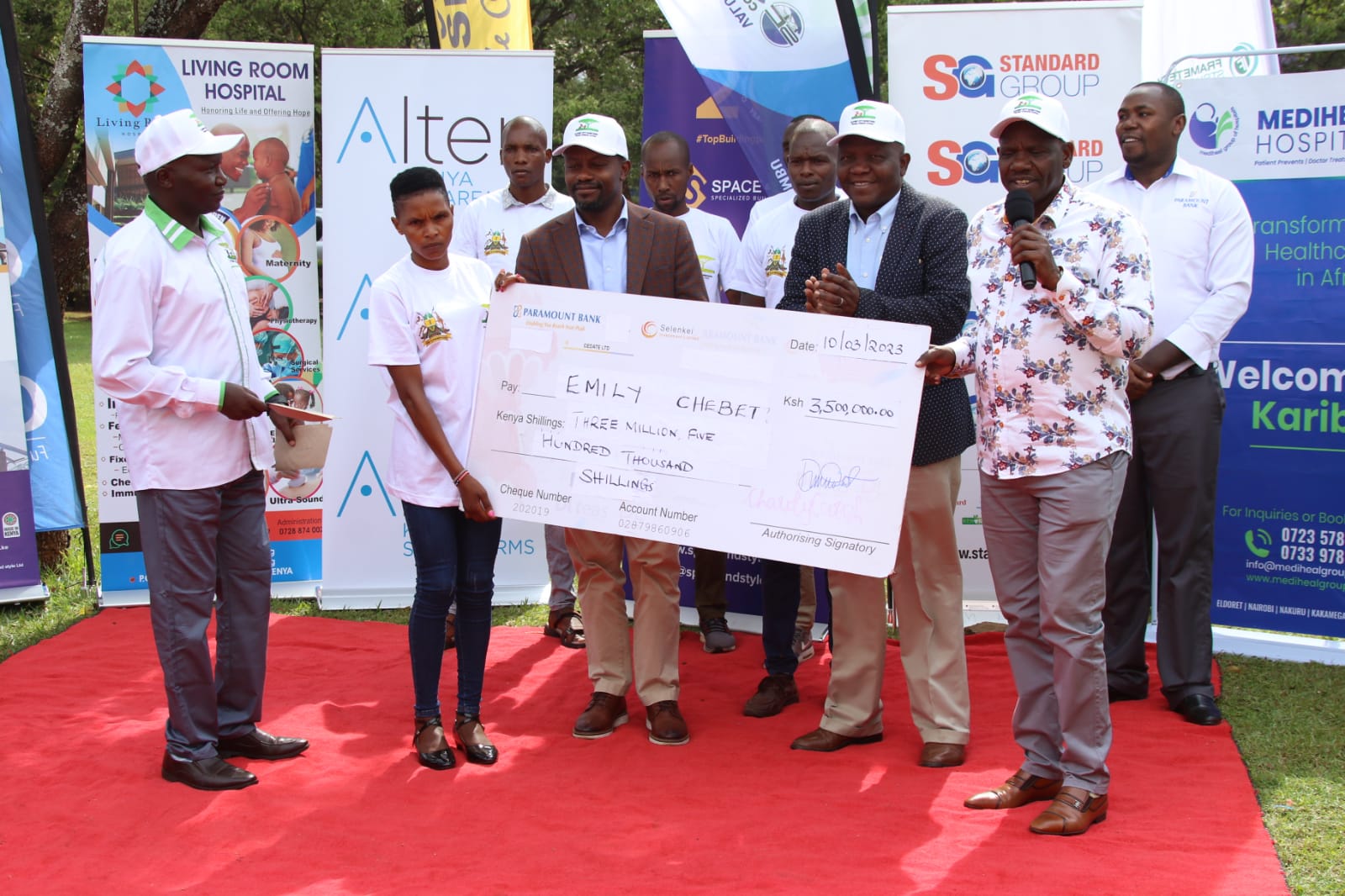 Eldoret city marathon awards ceremony
