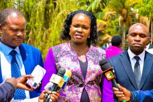 Uasin Gishu Education CECM Dr Janeth Kosgei.