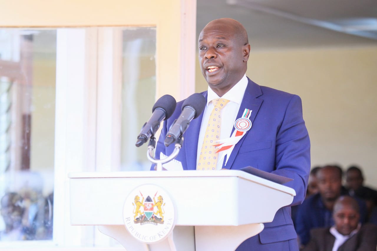 Deputy President Rigathi Gachagua at Eldoret ASK Show on March 3, 2023.