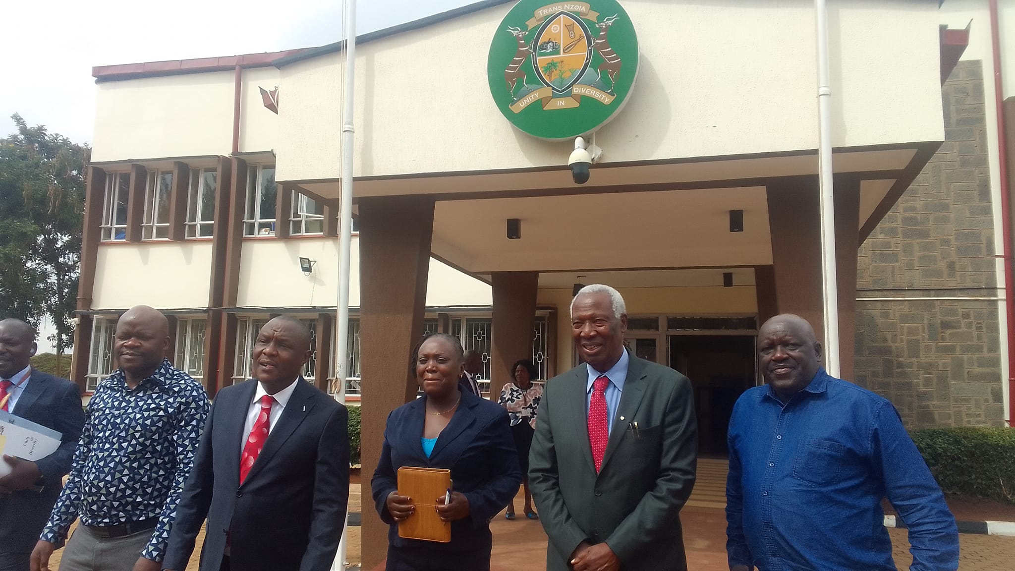 County Assemmbly and National Research Fund  officials after MoU signing on March 14, 2023.