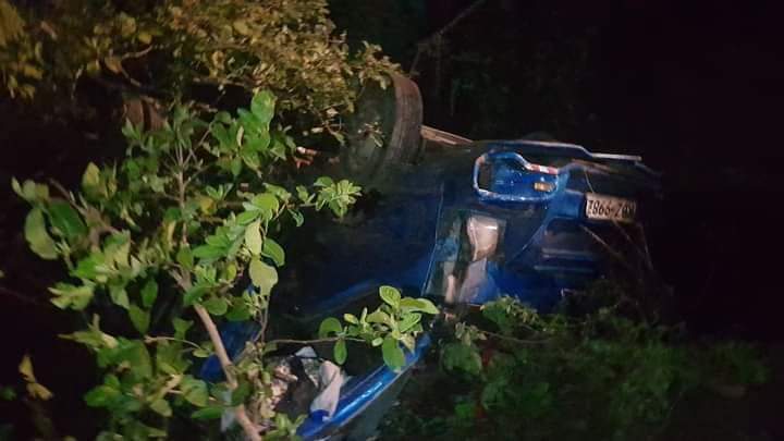 The accident scene that left 10 dead and 17 others seriously injured. Photo/NPS.