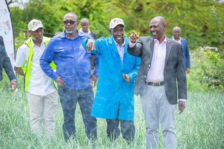 The President at Kiirua Buuri Irrigation Development Project
