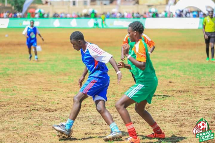 A past action of Safaricom Chapa Dimba game.