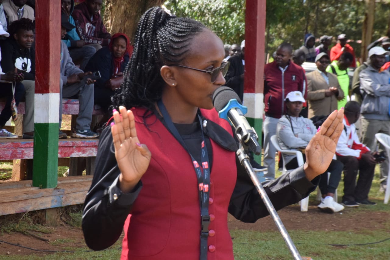 Uasin Gishu Sports County Executive Eng. Lucy Ng'endo Njoroge.