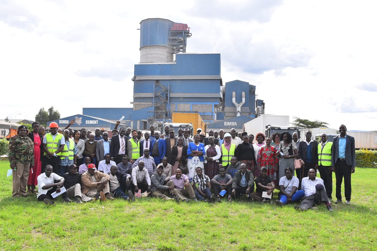 Cheramei Residents Tour Nakuru Simba Cement