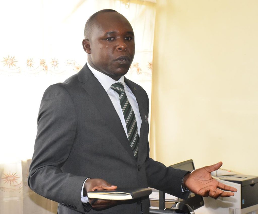 Roads Chief Officer Abraham Kiptalam