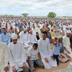 Muslim faithful at a past Eid-ul-Fitr celebration. Photo/KNA