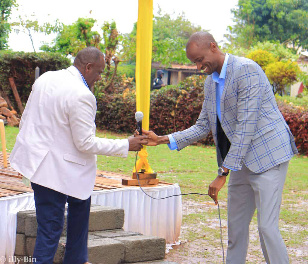 MCA Kebenu with Governor Jnathan Bii at a recent event.