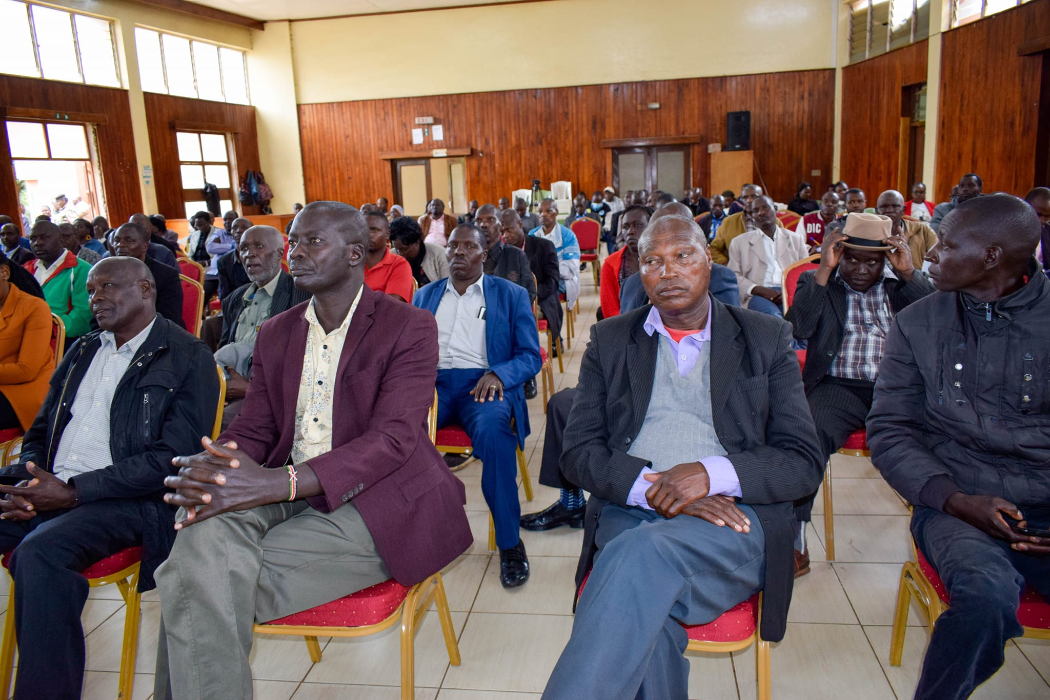 Some of the locals that attended the public hearing on national taskforce on improvement of the terms and condition of service and other reforms for members of NYS Service.