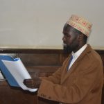 Eldoret Muslim youth leader Jamal Dirowo during the hearing of the case.