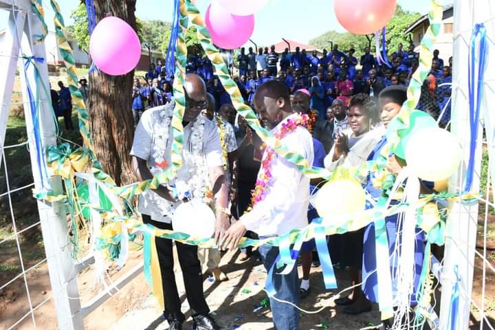 Kachapin during the opening of the footbridge at Ortum Mission Hospital on May 20, 2023.