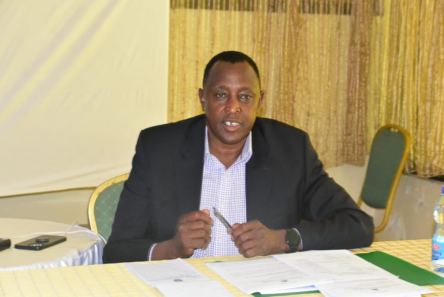 Uasin Gishu Health County Executive Dr Sam Kotut. He is seeking to expand boards mandate to include drugs and other illegal substances.