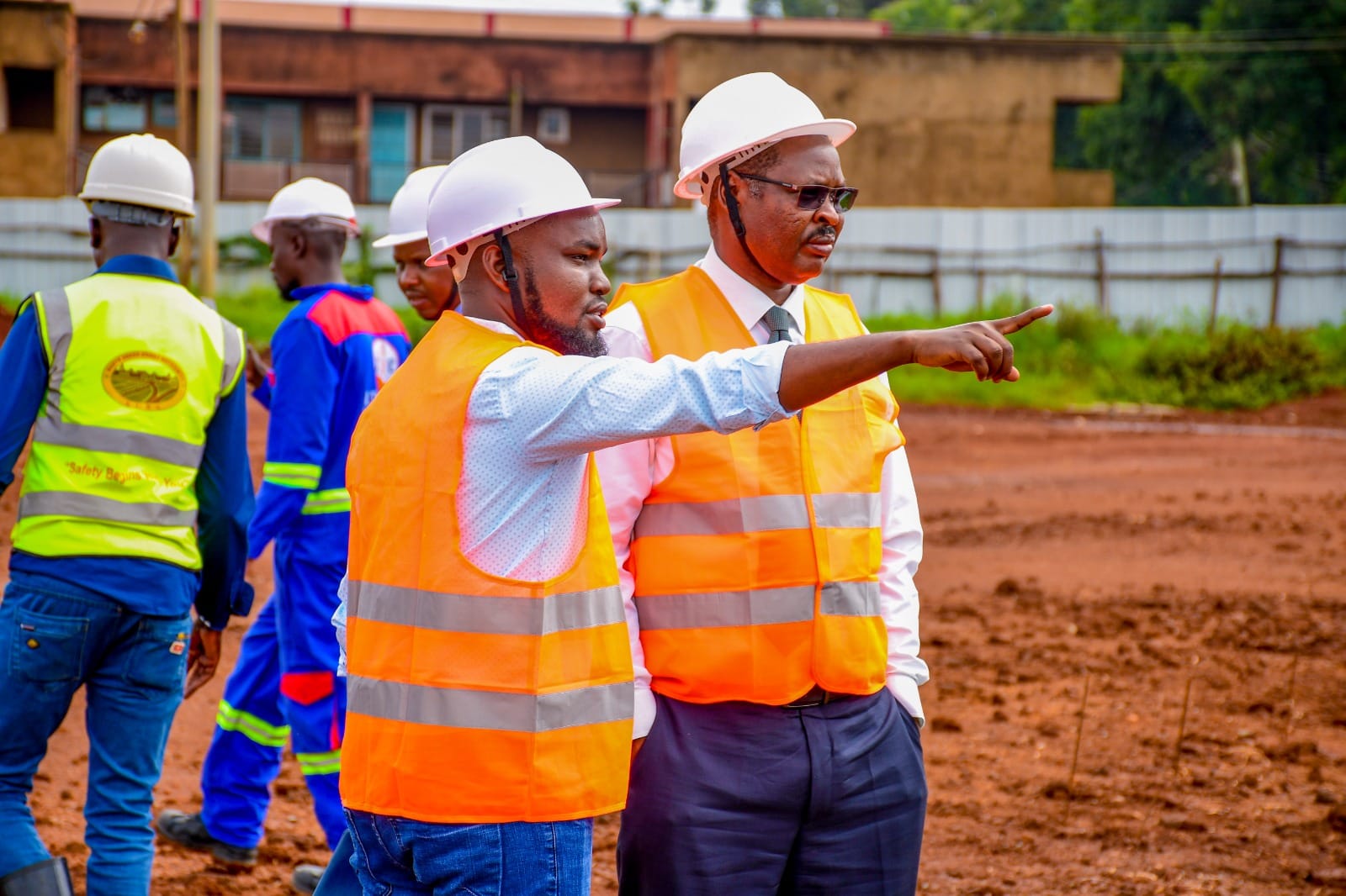 Eldoret Municopal Manager Tito Koiyet during the 64 site visit on June 22, 2023.