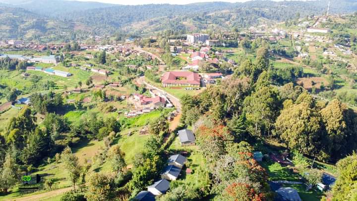 The area around the AIC Kapsowar Township church building.