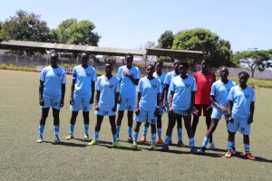 Gideons Starlets players before the recent game.