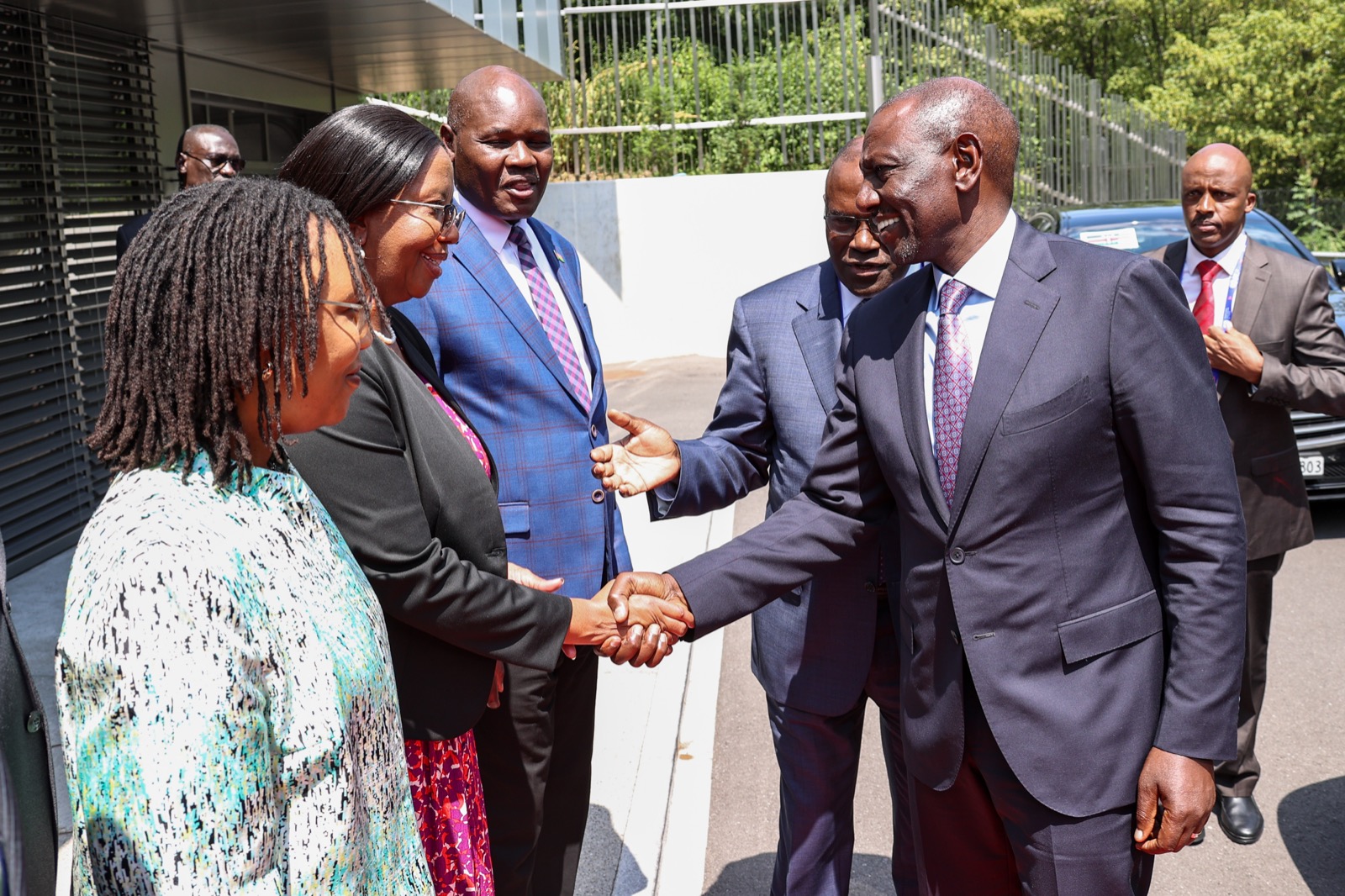 President Ruto while in Geneva Switzerland.