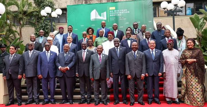 African heads of state at UN Complex in Gigiri, Nairobi