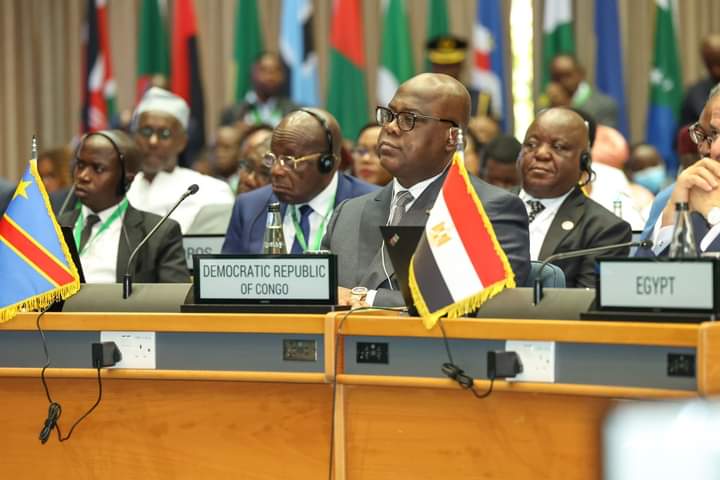 Some of the heads of state and Delegation at the Fifth Mid-Year Coordination Meeting of the African Union, the Regional Economic Communities in Nairobi on July 16, 2023.