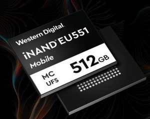 NAND® MC EU551. Western Digital's second-generation UFS 3.1 storage solution for mobile phones