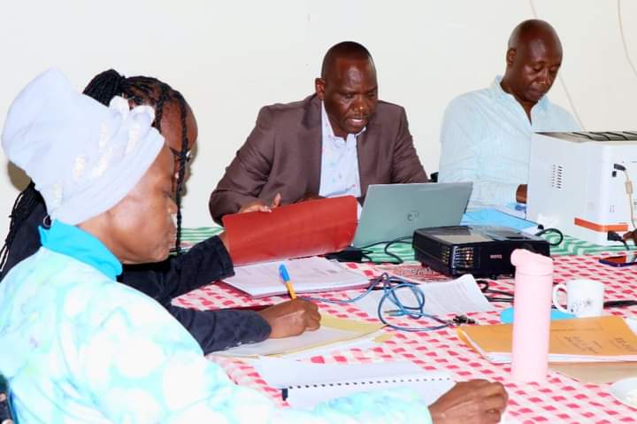 Governor Bii when defending his thesis on September 18, 2023.