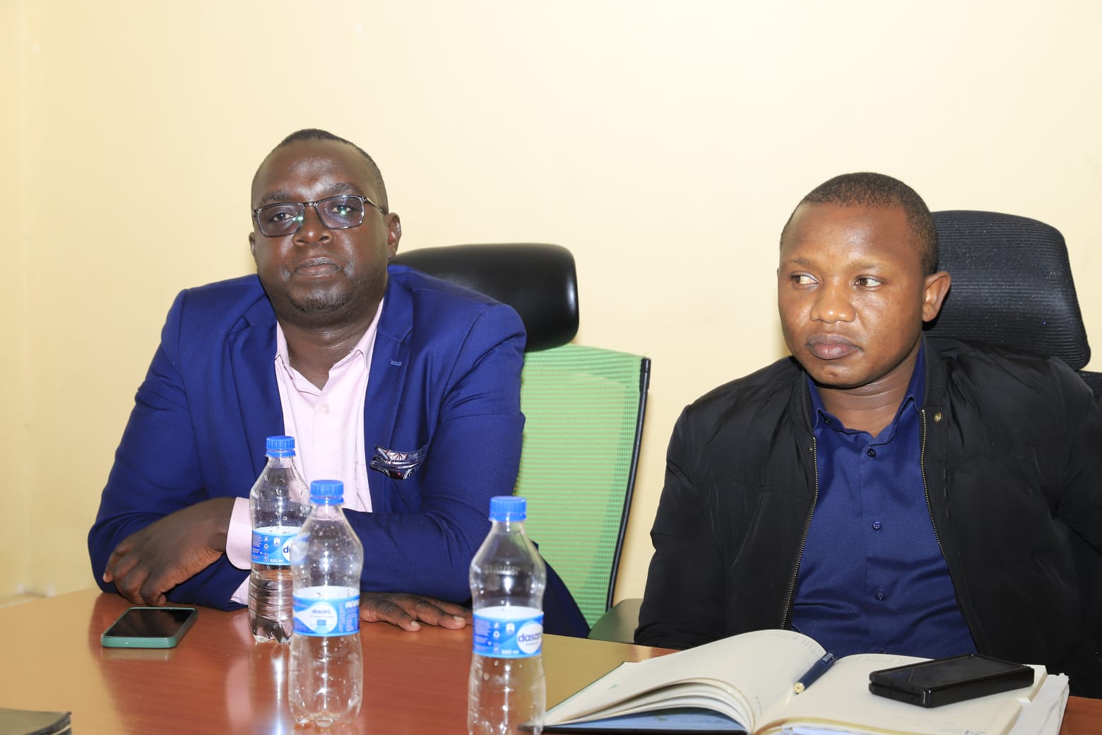 Chief Officers during the meeting.