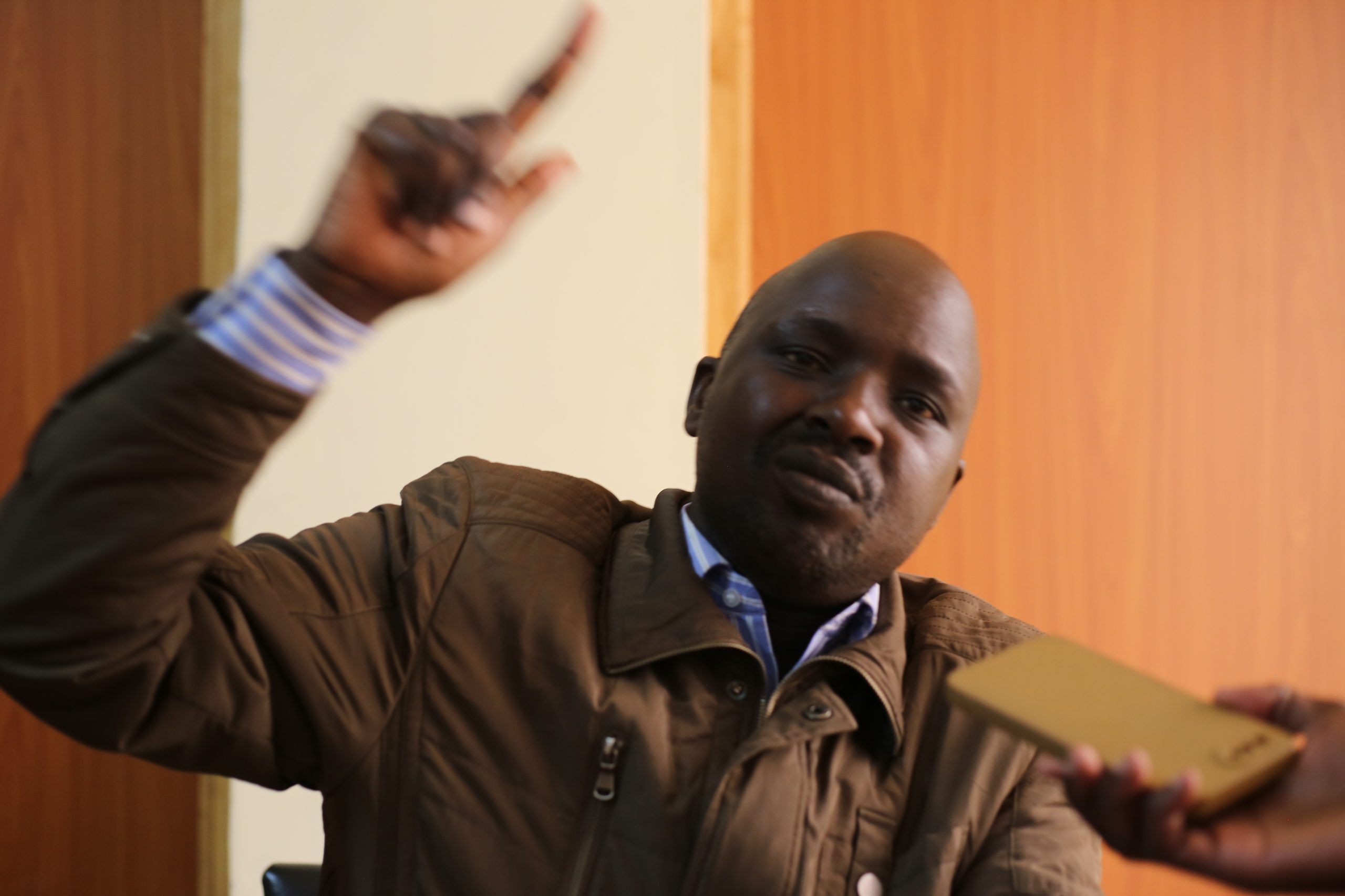 Uasu Universty f Eldoret branch SG Phillip Chebunet. Photo/Cheloti.