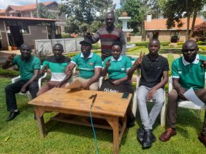 FORD Kenya Youth league Trans Nzoia chapter addressing the press in Kitale. PHOTO/Kipkorir Tarus