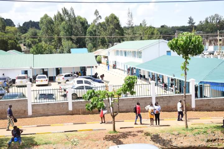 An aerial view of the recently refurbished Uasin Gishu District Hospital.