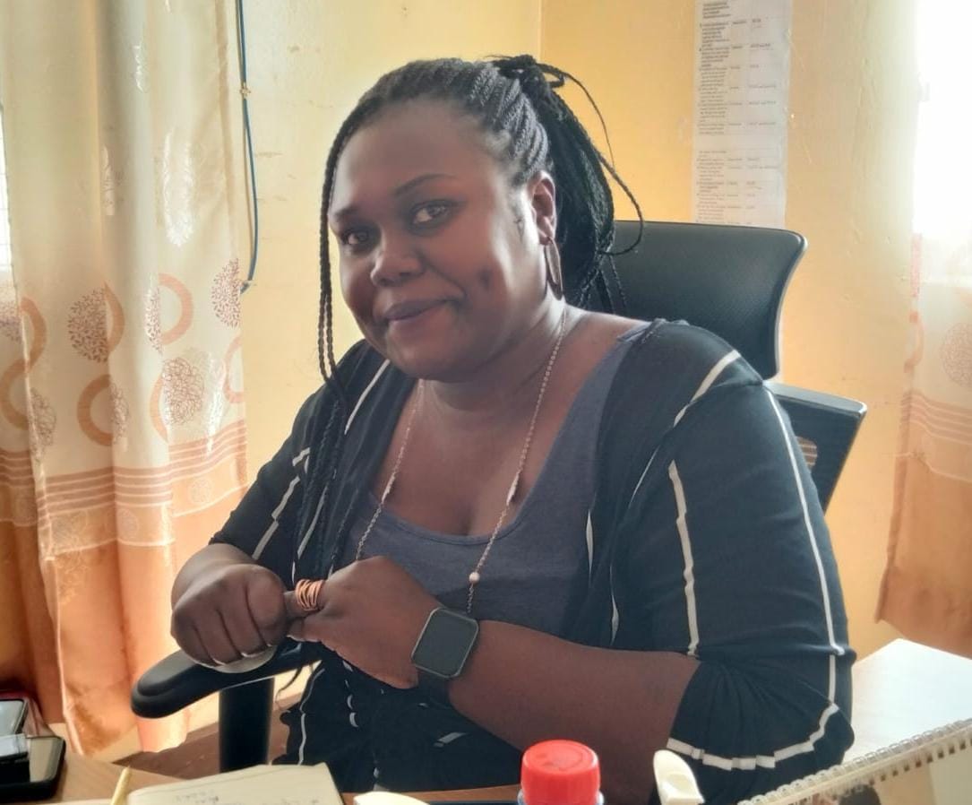 Ruth Mining’wo, Kenya Red Cross Society Trans Nzoia branch Coordinator in an interview with Uasin Gishu News. Photo/Kipkorir Tarus