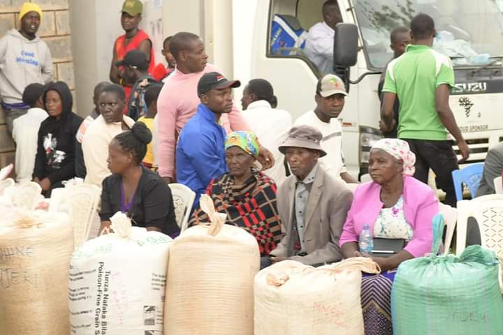 Funded by the Trans Nzoia County Government through the 90 Kilograms of maize for each house initiative