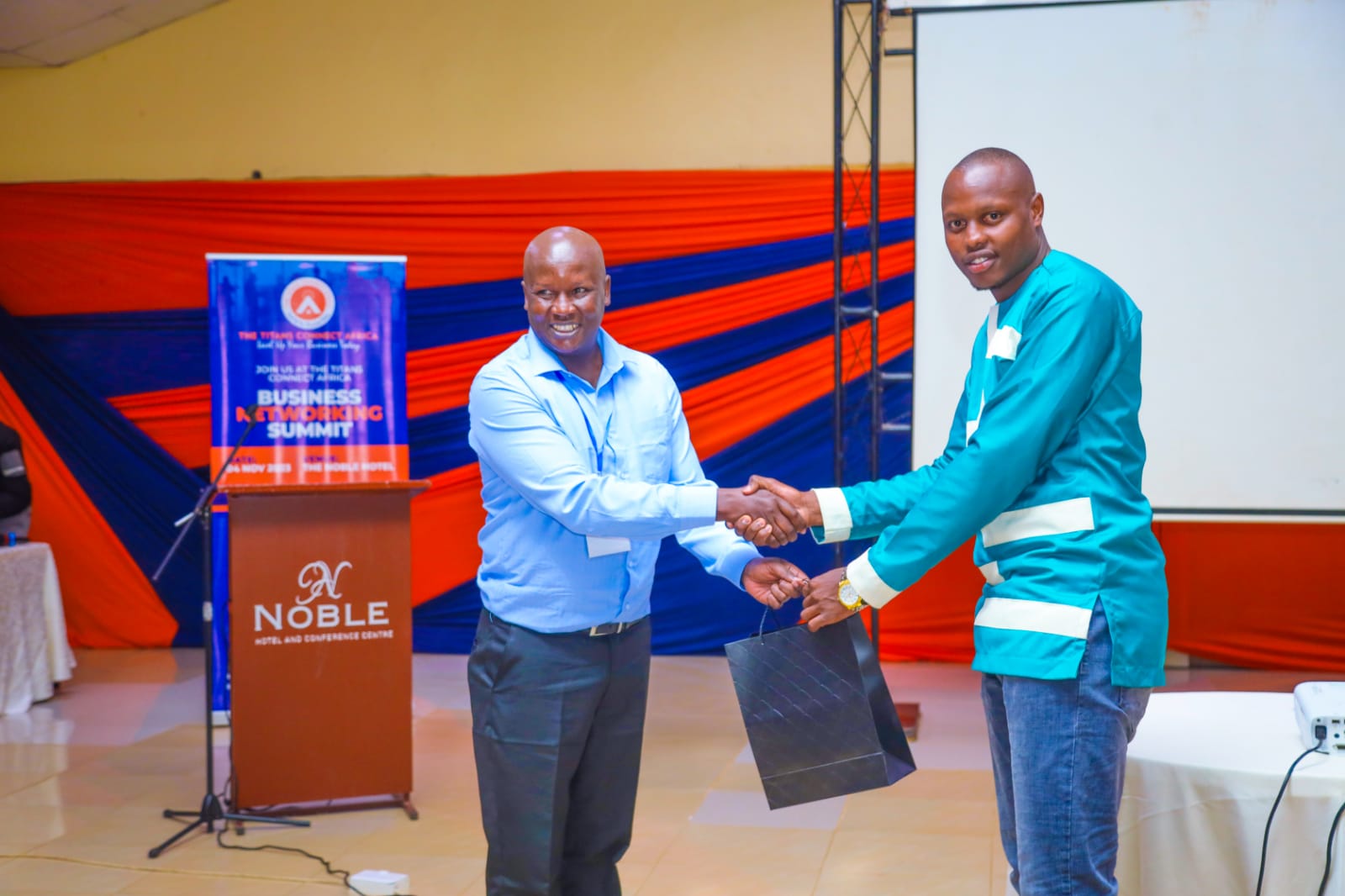 Kennedy Lesiew - President, The Titans Connect Africa Business and Uasin Gishu County Youth President.