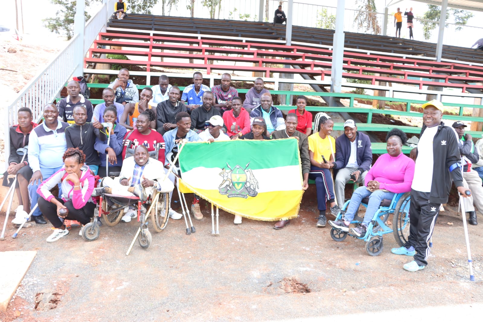Uasin Gishu team that participated in national trials.
