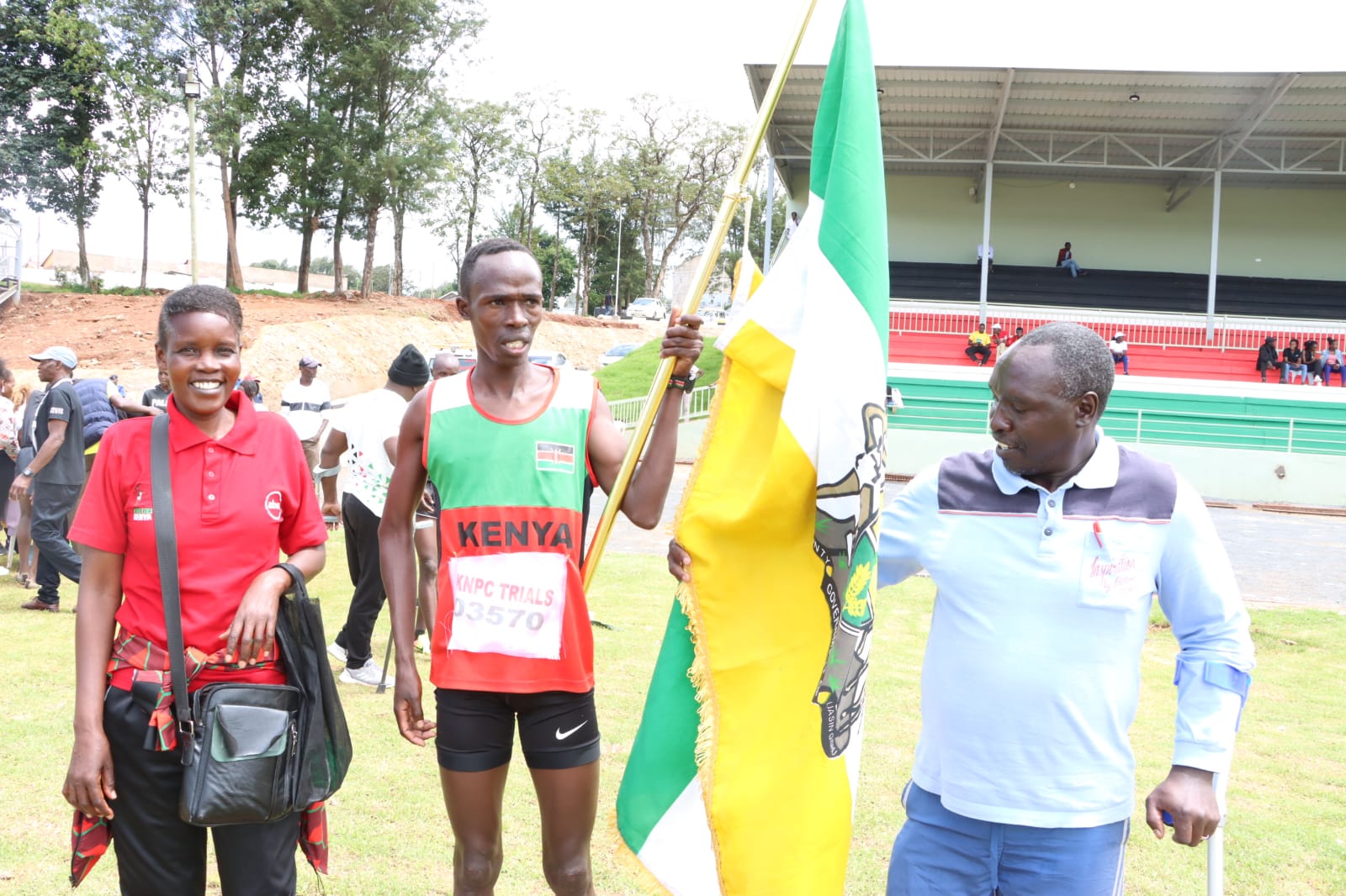One of the Uasin Gishu Athletes that booked a ticket to Regional Paralympic games
