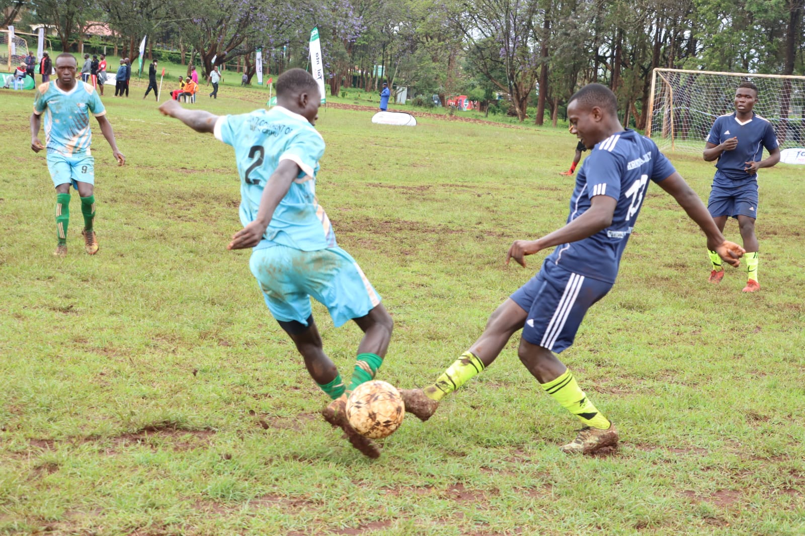 Uasin Gishu boys team are unbeaten in the tournament. Photo/Copperfield Lagat.