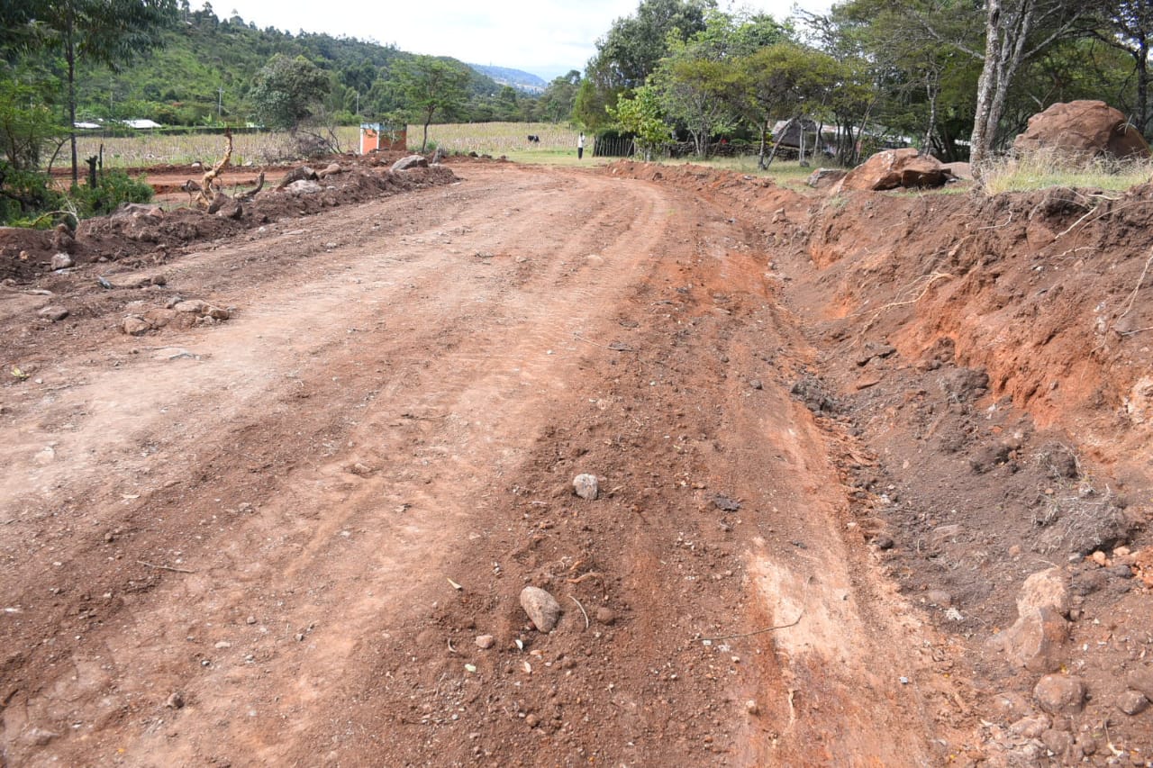 One of the recently completed roads in Ziwa.