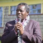 Sergoit MCA David Keitany speaking at the event.