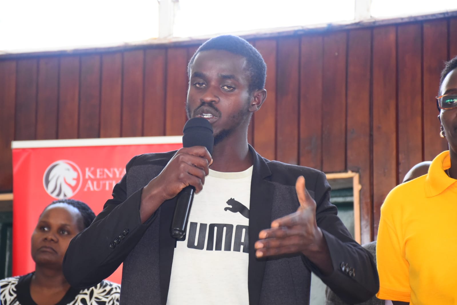 John Paul Tarus, winner of the Uasin Gishu Business Idea Competition.