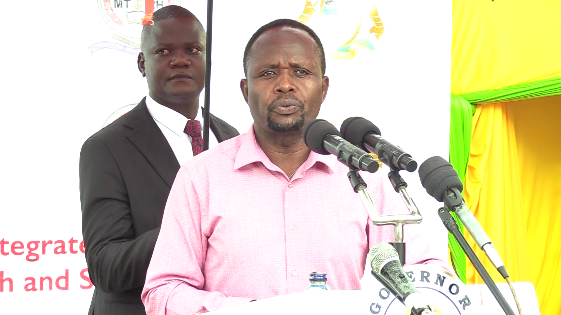 Trans Nzoia Gover or George Natembeya during a recent public event.