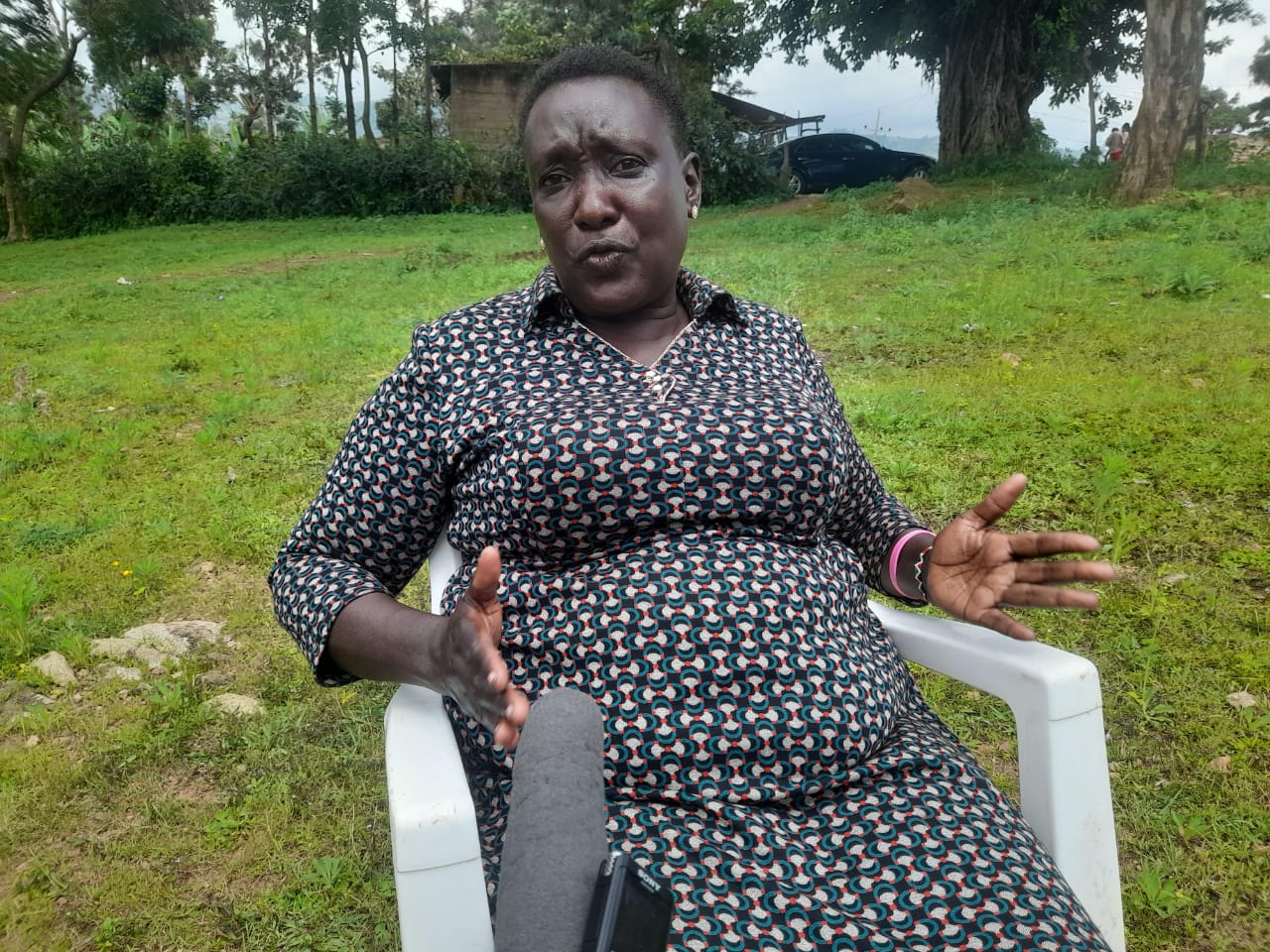 Jane Chebet, former two terms Chesikaki ward Member of County Assembly in an interview with Uasin Gishu News. Photo/Kipkorir Tarus