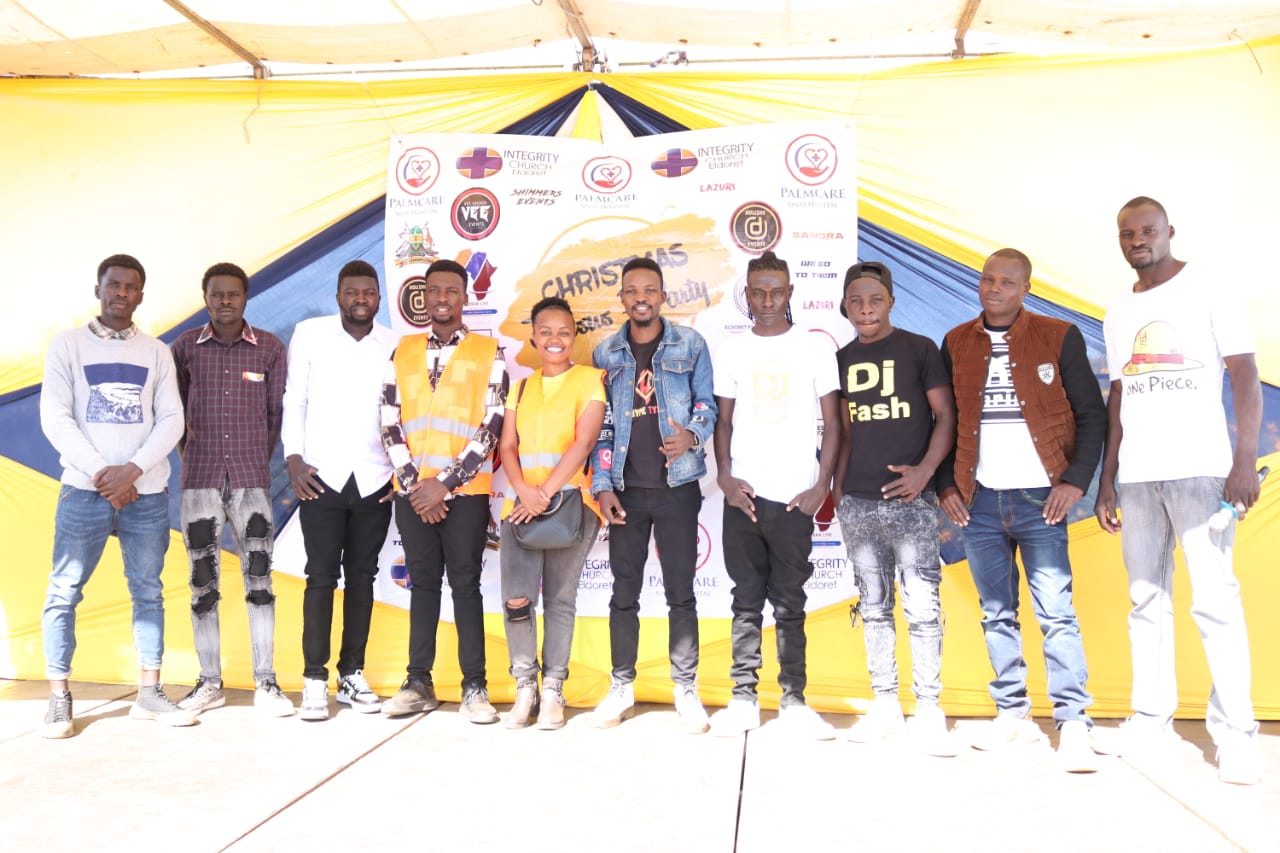 Some of the organizers of the Munyaka Christmas concert.