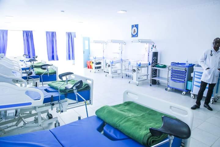 Some of the beds in the new Mother and Baby Unit.