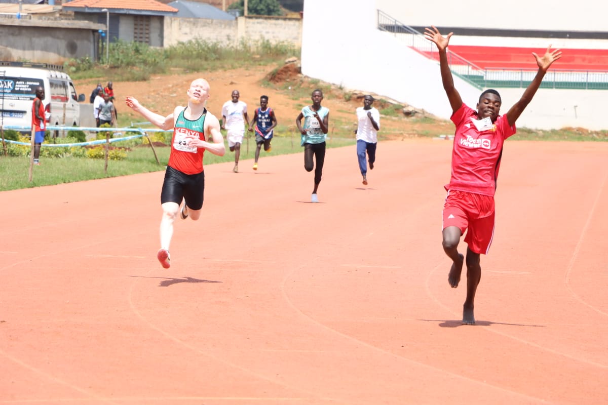 Part of the action during the National Paralympic Trials at Kipchoge Stadium in Eldoret. Photo/Copperfield Lagat.