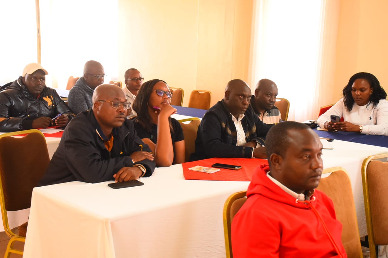 Some members of the business mapping technical committee and supervisors.