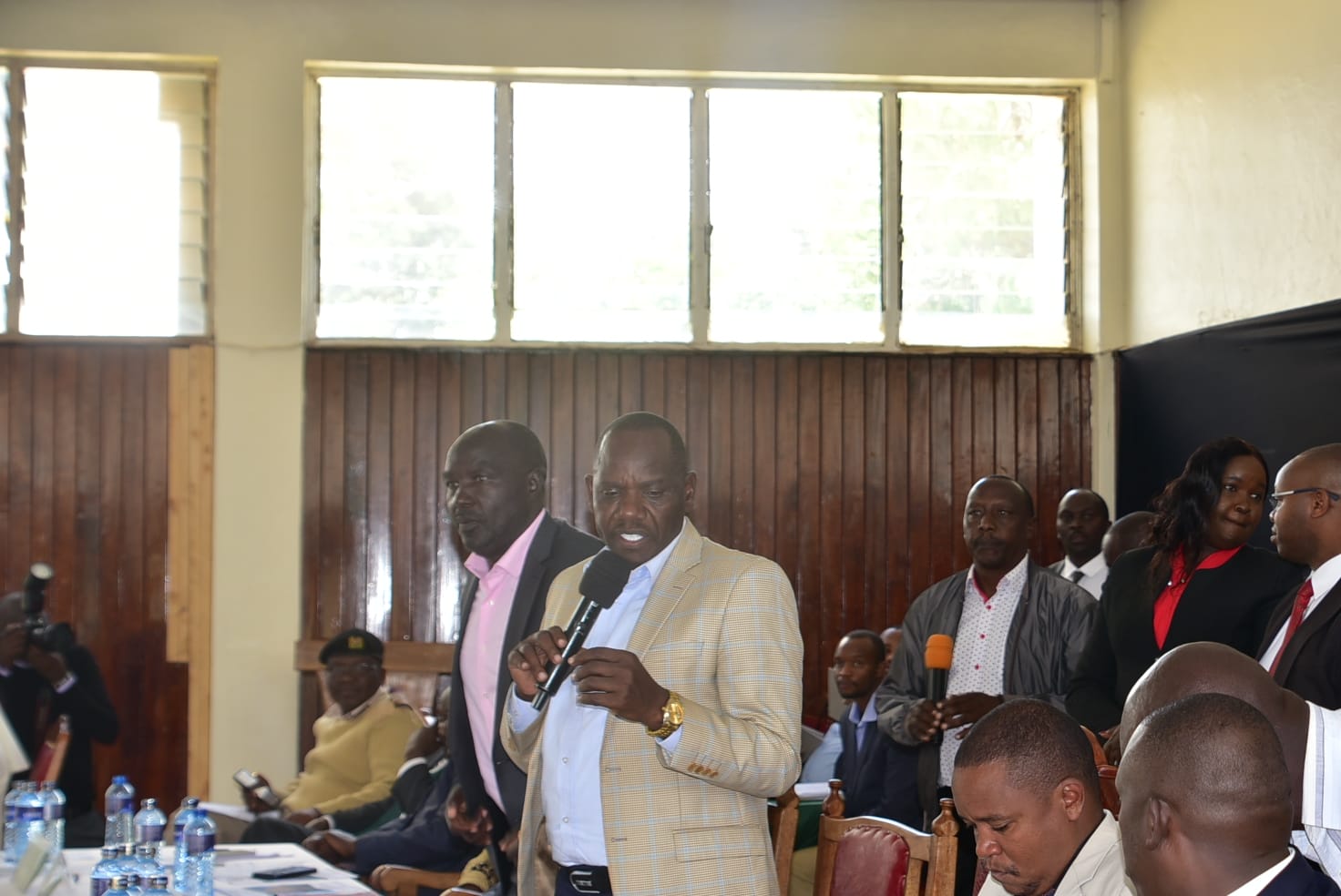 Governor Bii when he spoke at the event on January 22, 2024.