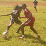 Part of the action during a past match between Espodec-Muhoroni Starlets and Terik Ladies Foundation FC.