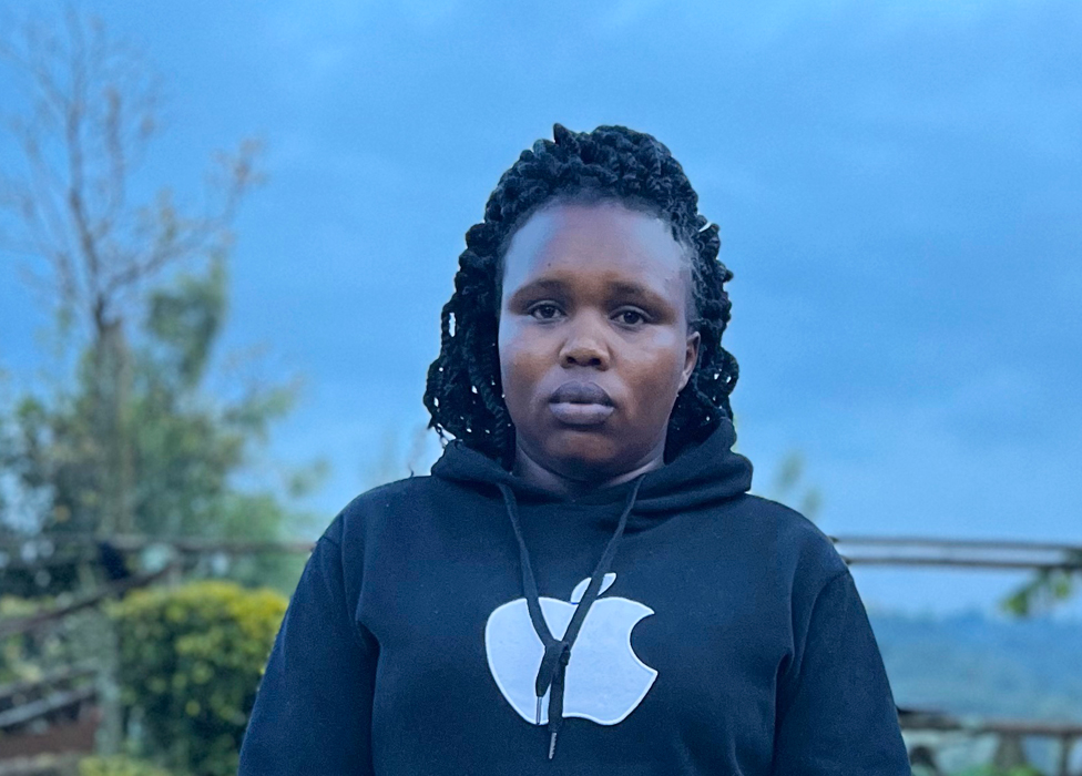 Kelvin Kiptum's wife. Photo/Courtesy.