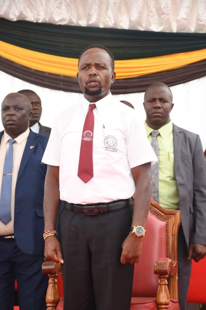 Governor Natembeya during the launch of Ukombizi Elimu Scholarship kitty.